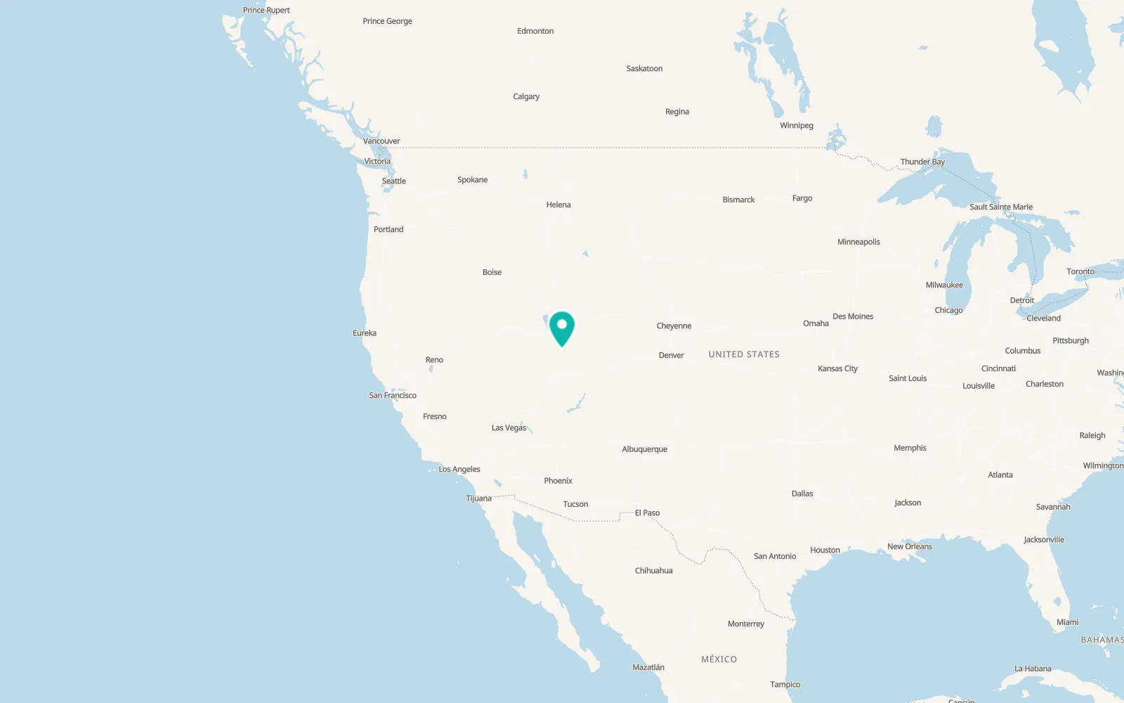 Map of Rocky Ridge