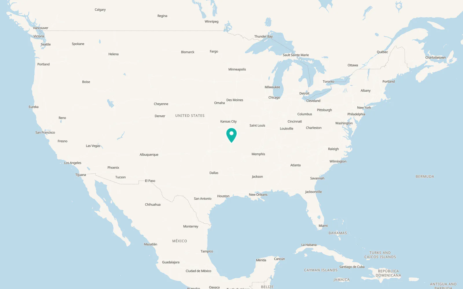 Map of Rogers