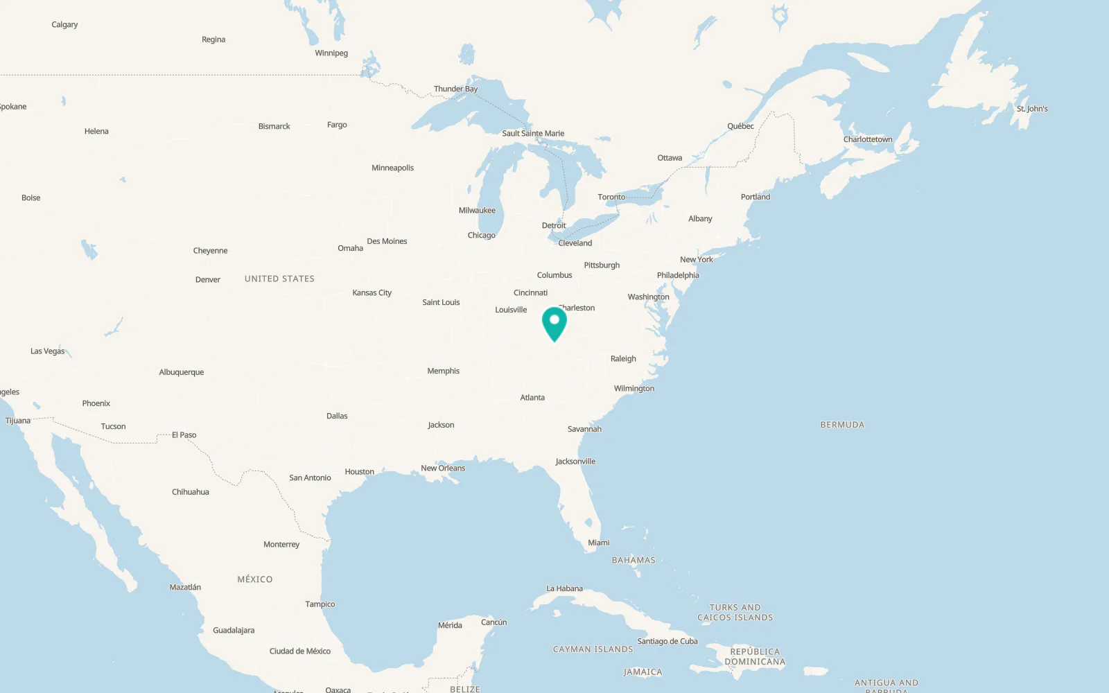 Map of Rogersville