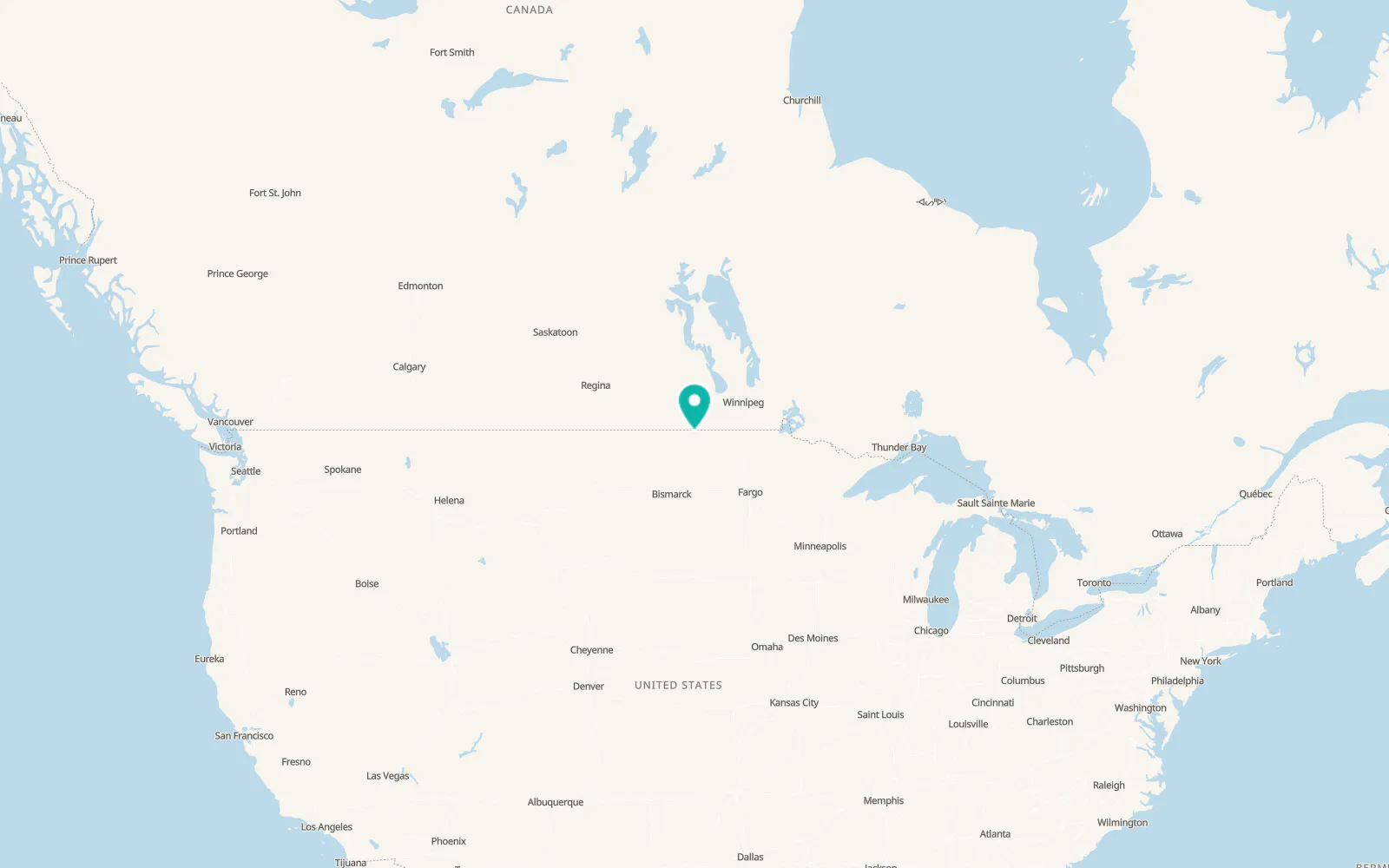 Map of Rolla