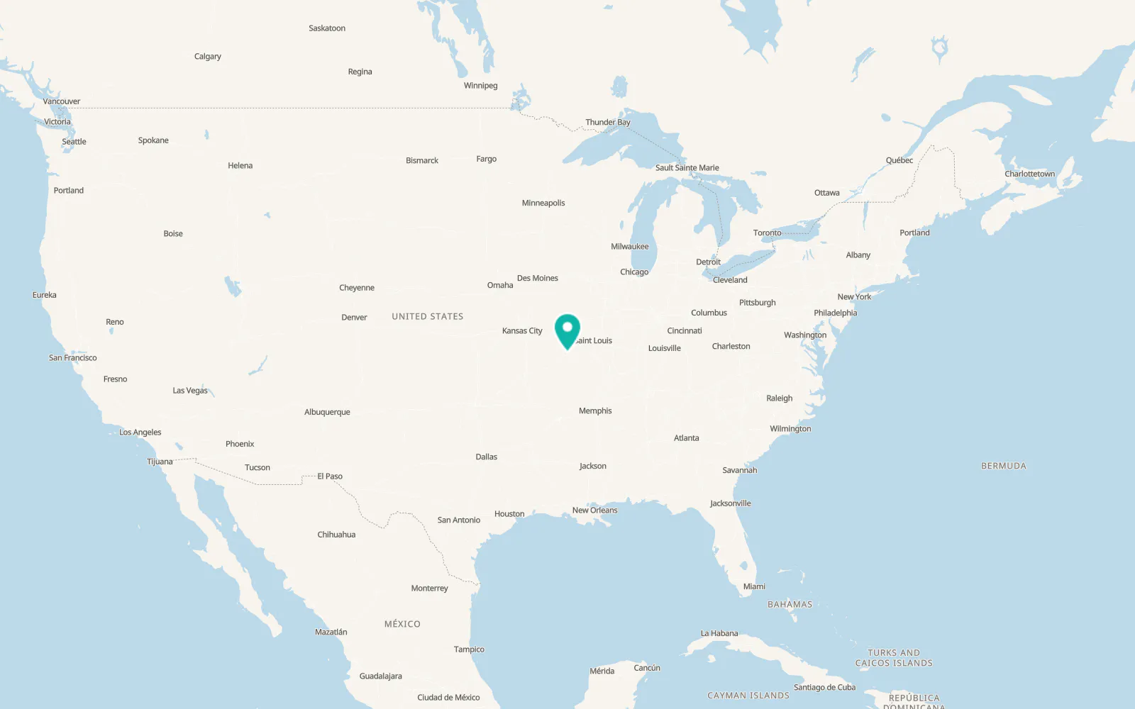 Map of Rolla