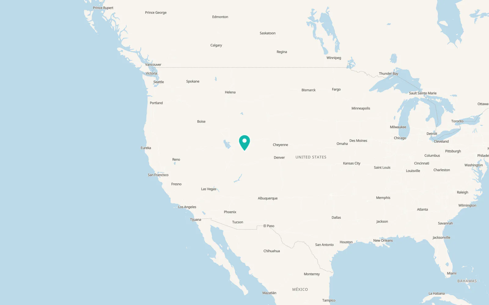 Map of Roosevelt