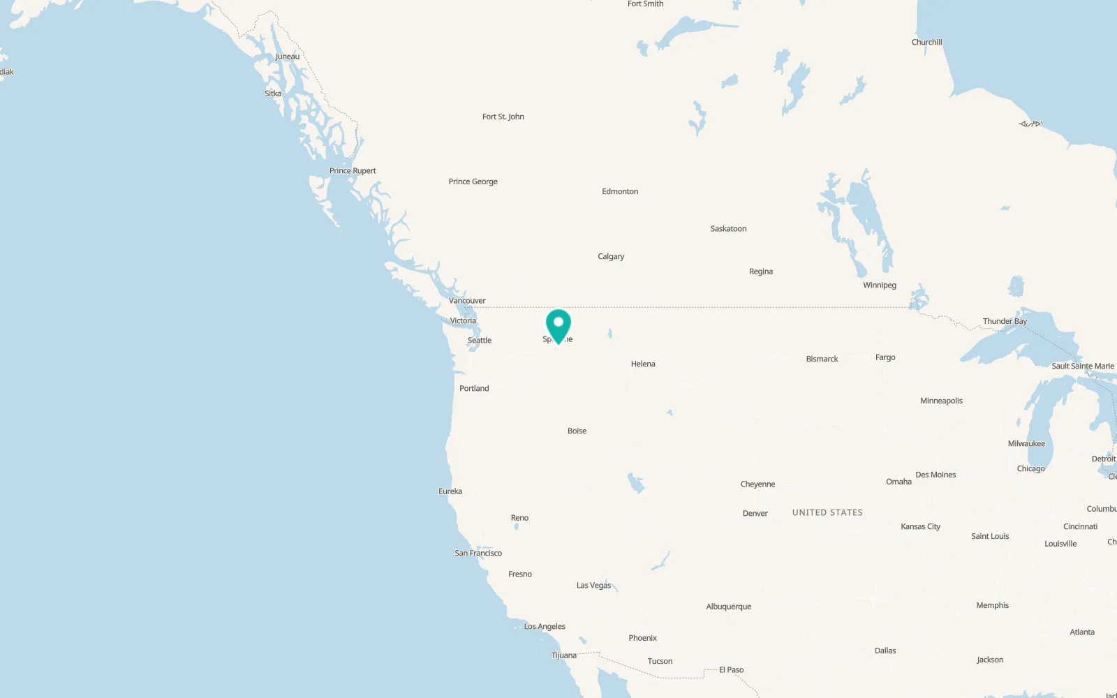 Map of Rosalia