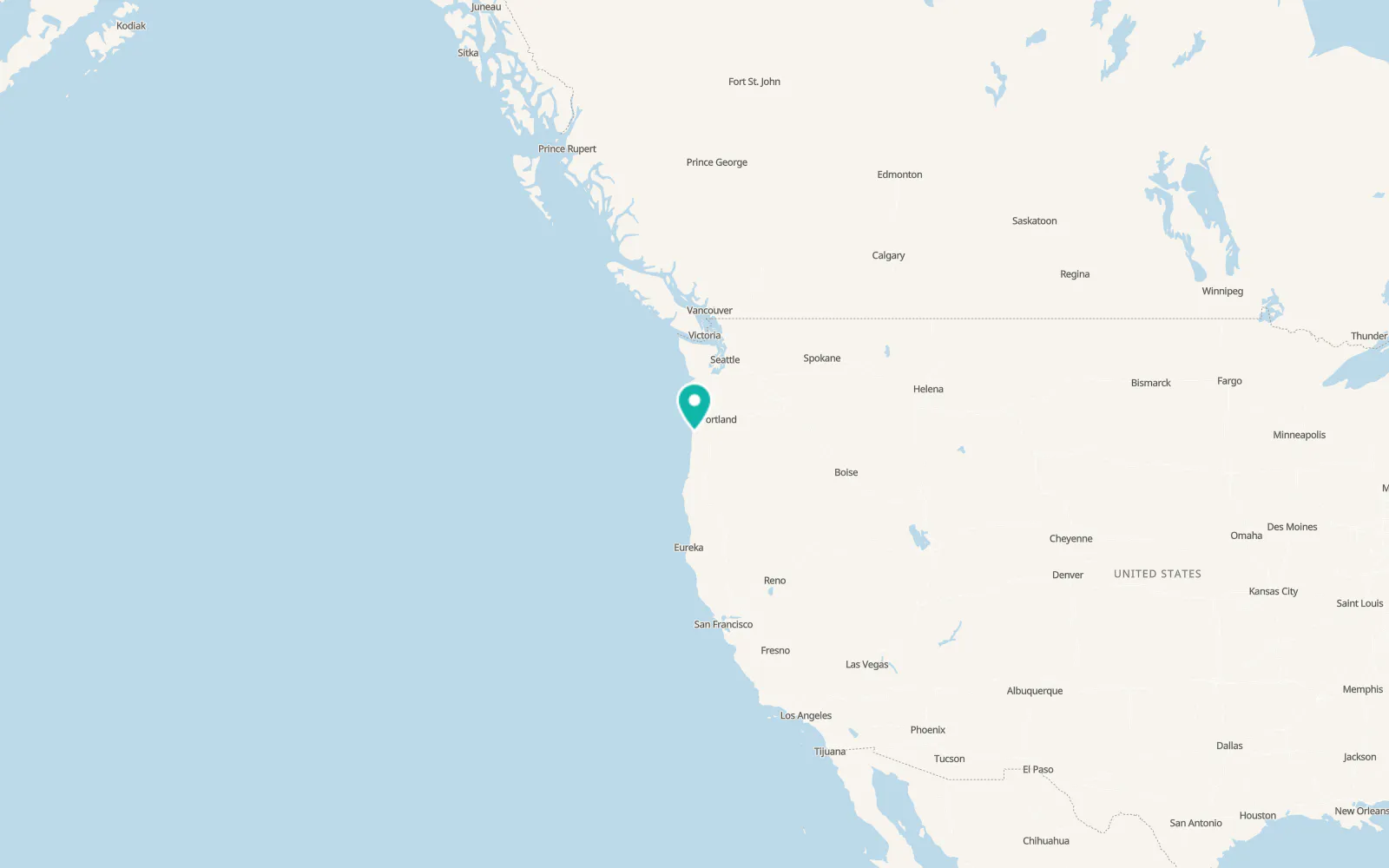 Map of Rose Lodge