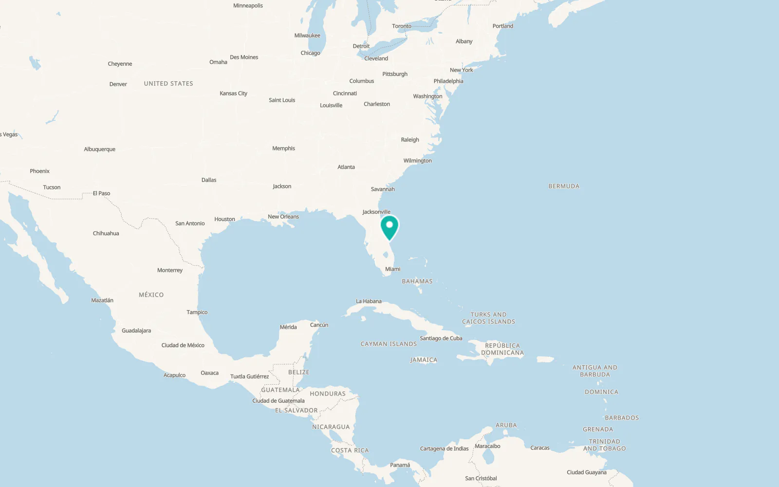 Map of Roseland
