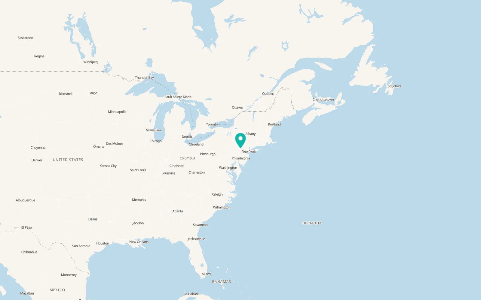 Map of Roseto