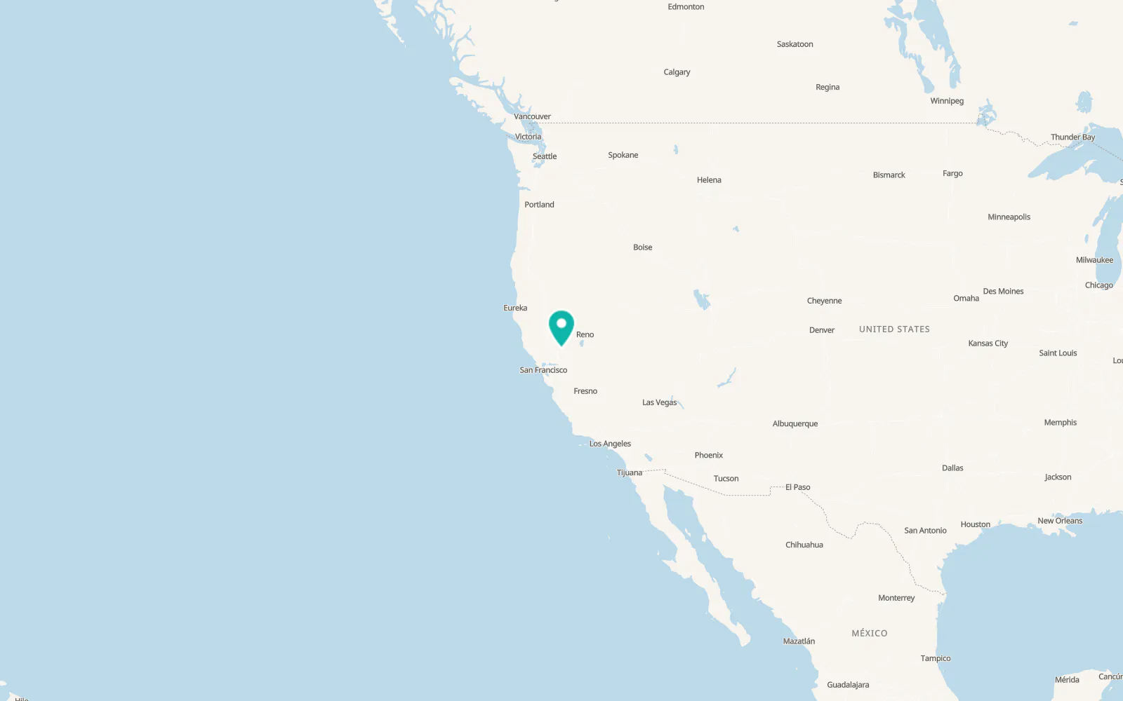 Map of Roseville