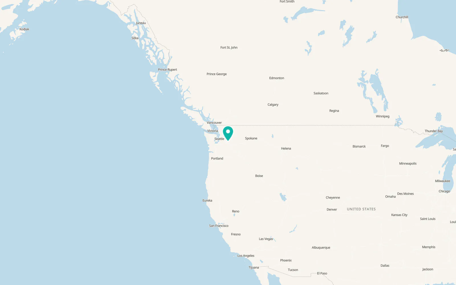Map of Roslyn