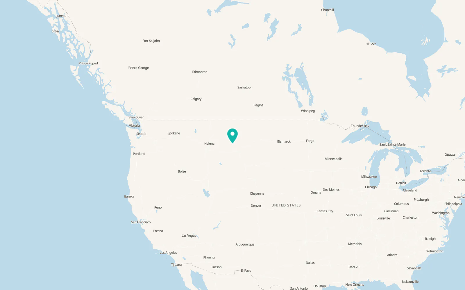 Map of Roundup