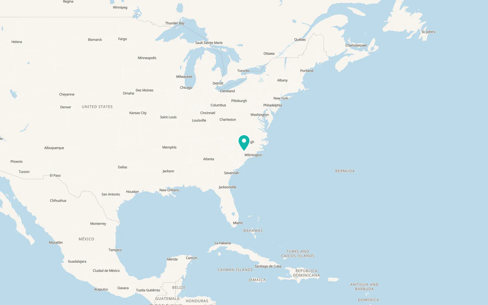 Map of Rowland