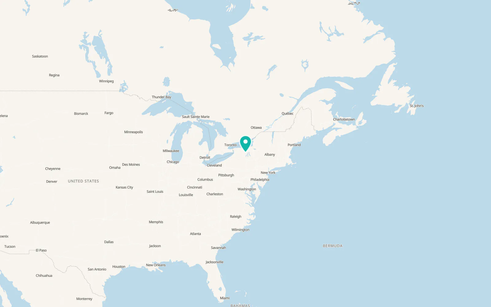 Map of Rushville