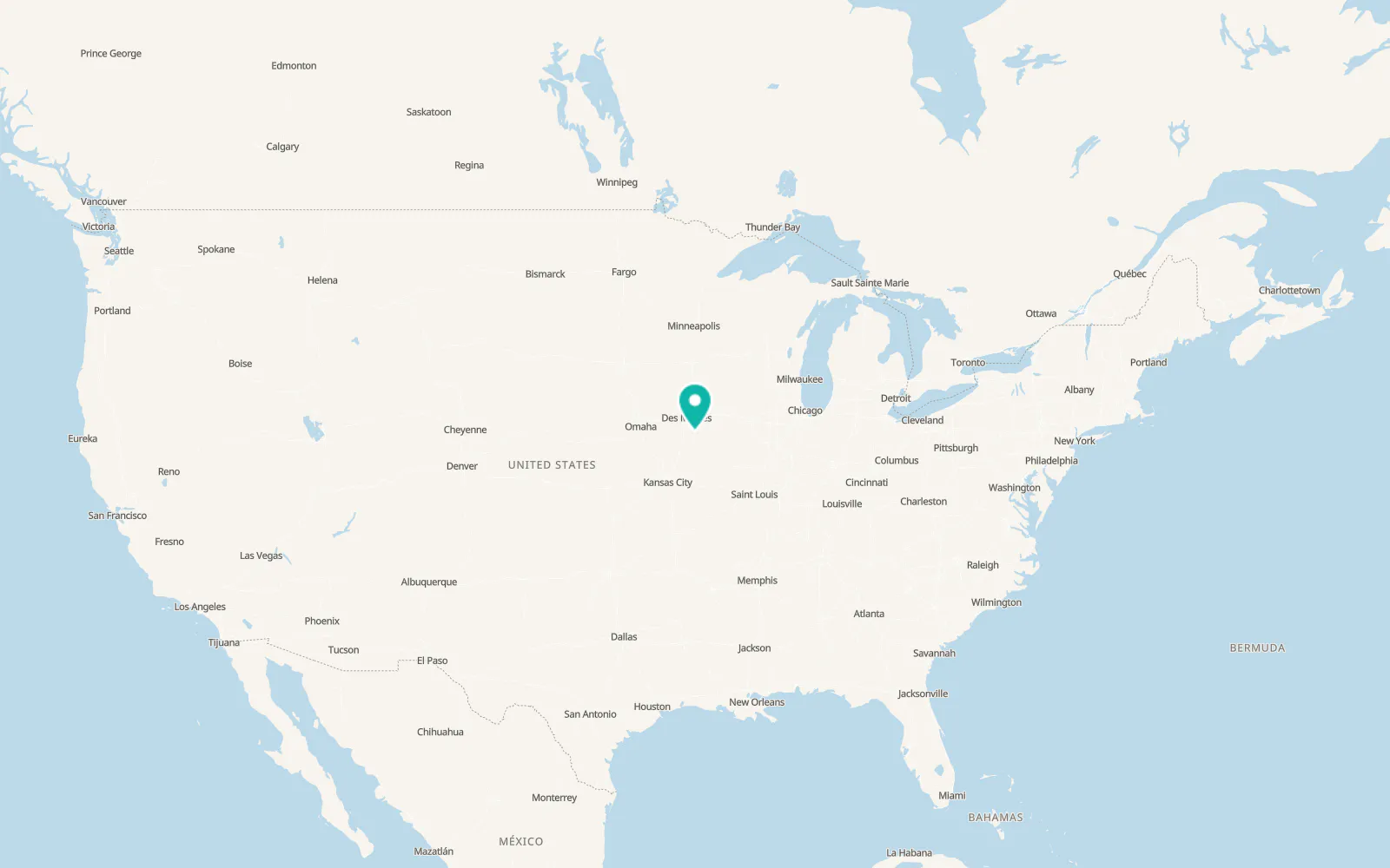 Map of Russell