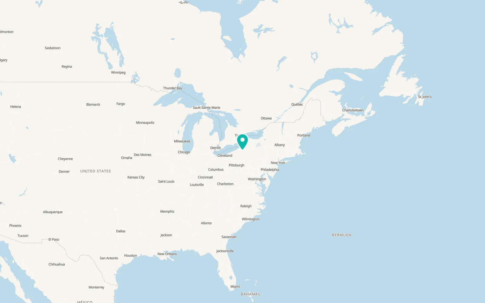Map of Russell