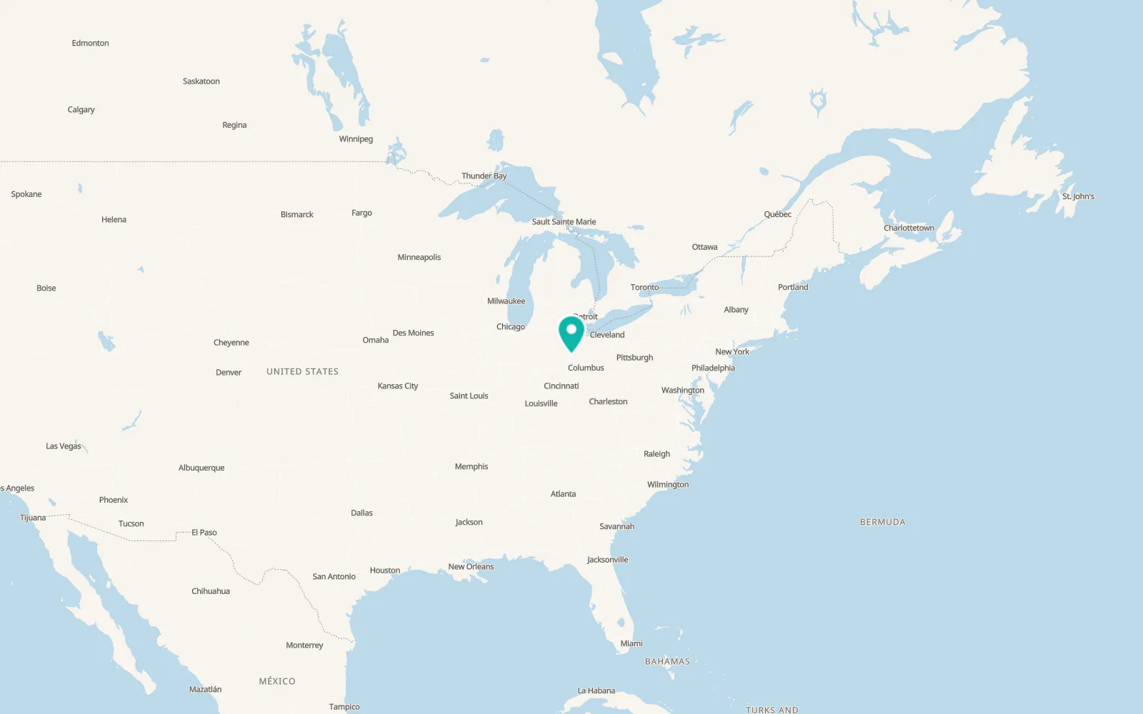 Map of Russells Point