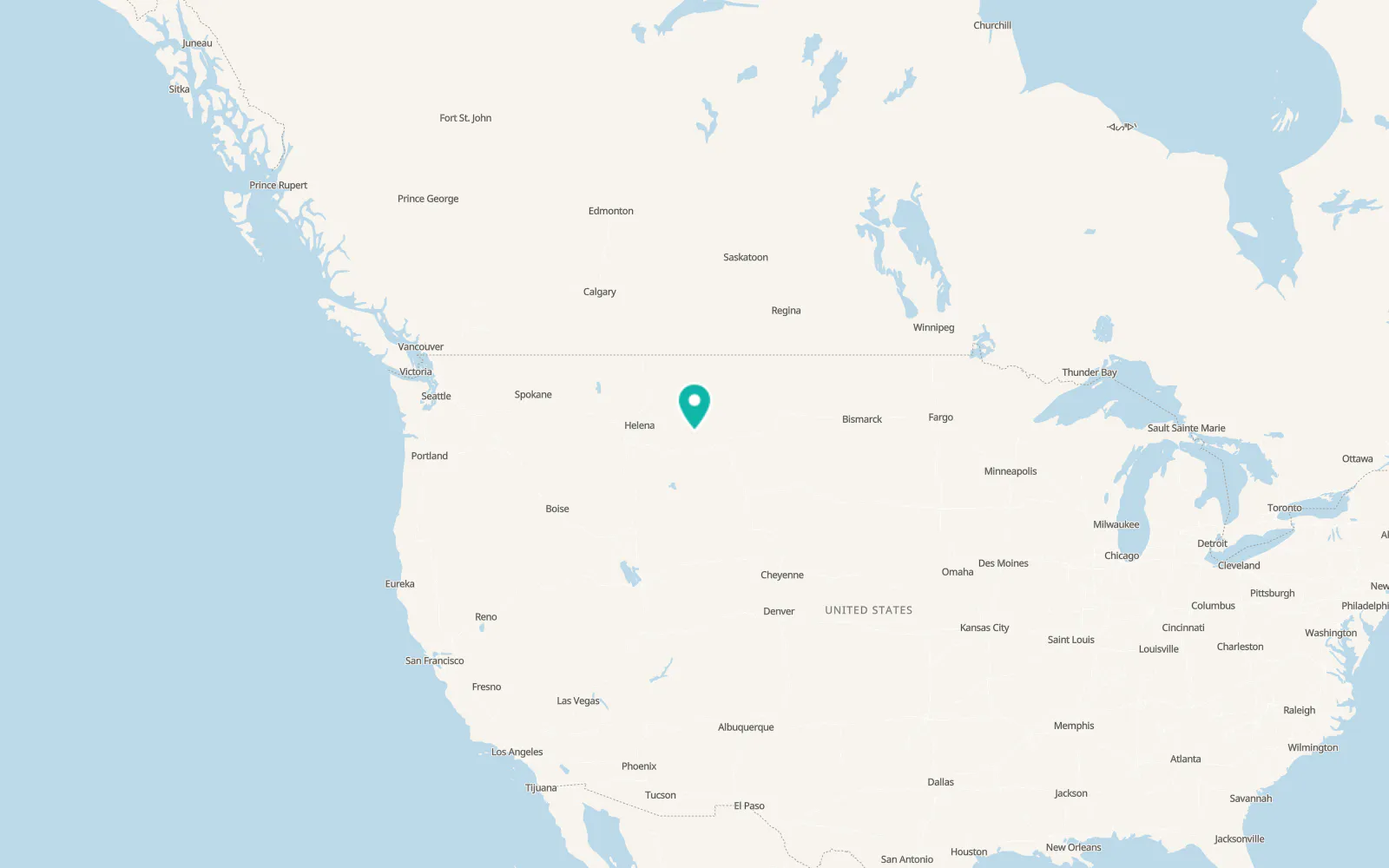 Map of Ryegate
