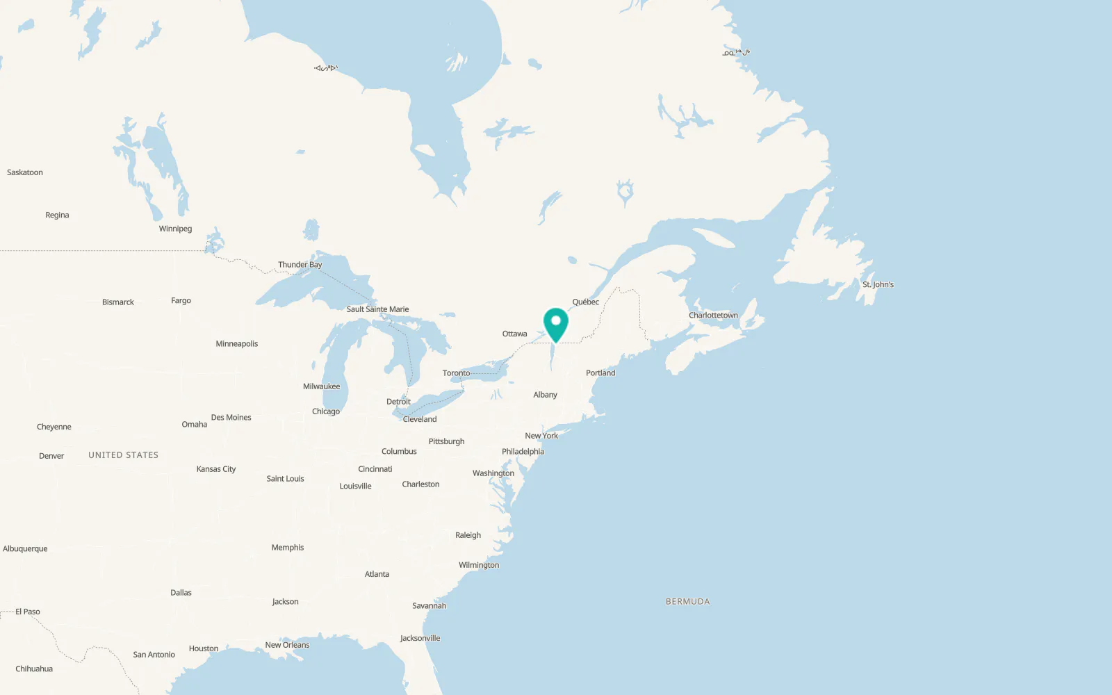 Map of Saint Albans