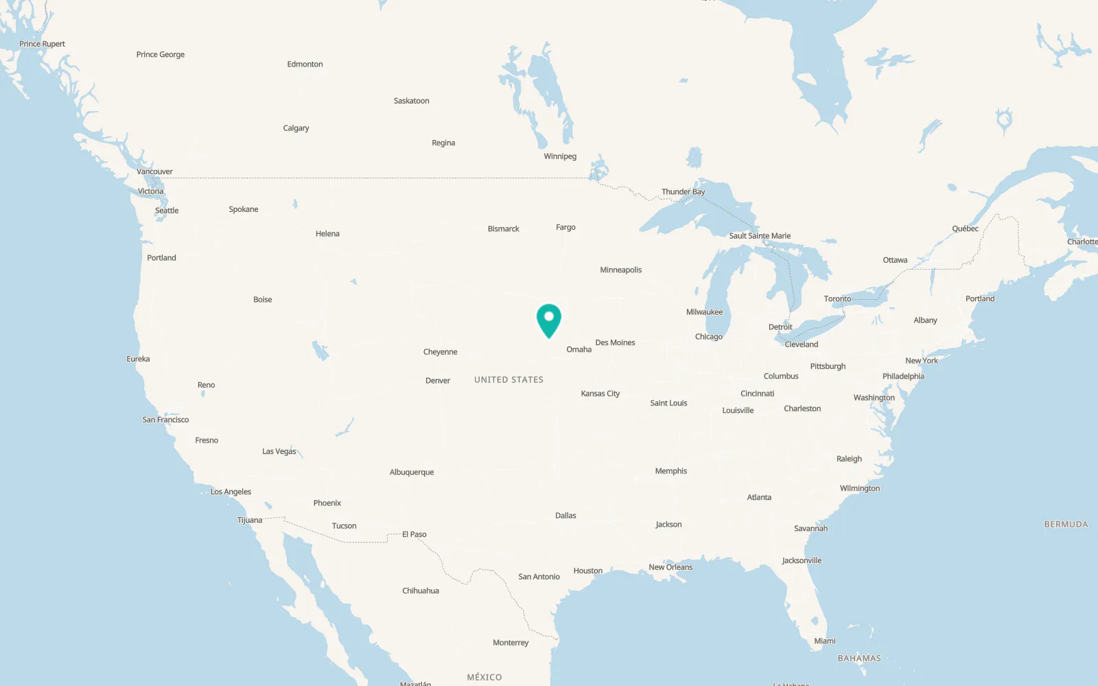 Map of Saint Edward