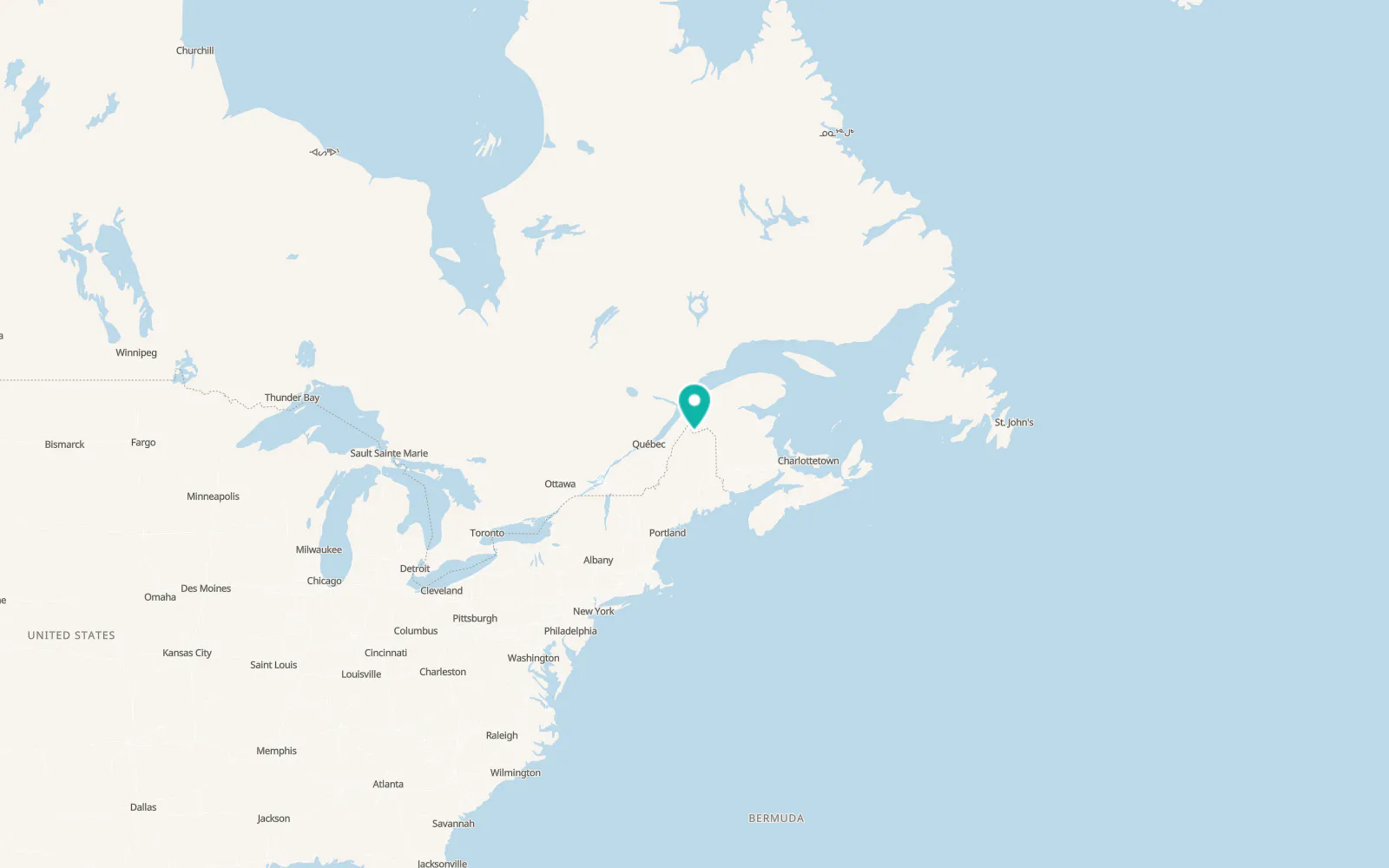 Map of Saint Francis
