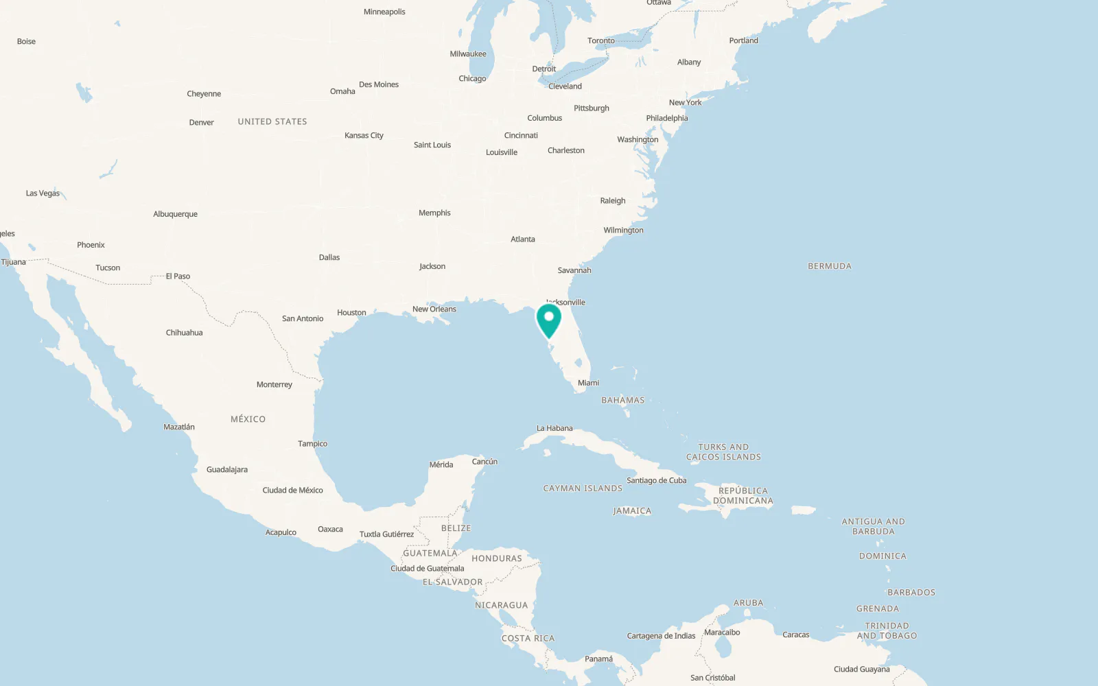 Map of Saint George