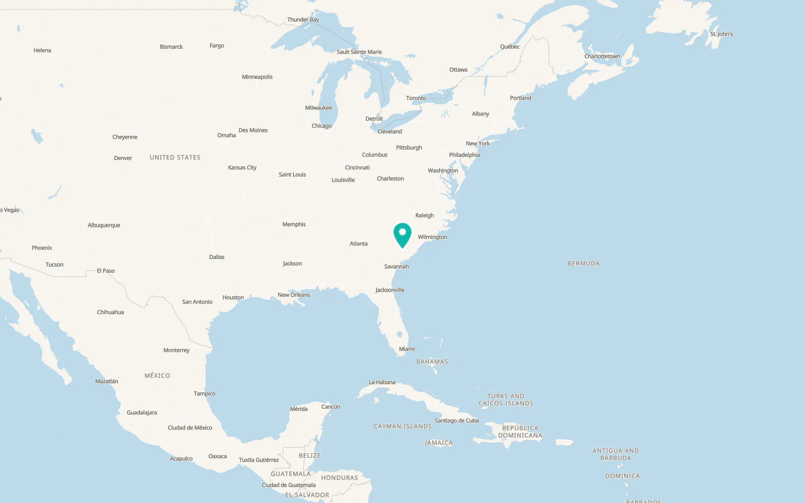 Map of Saint George