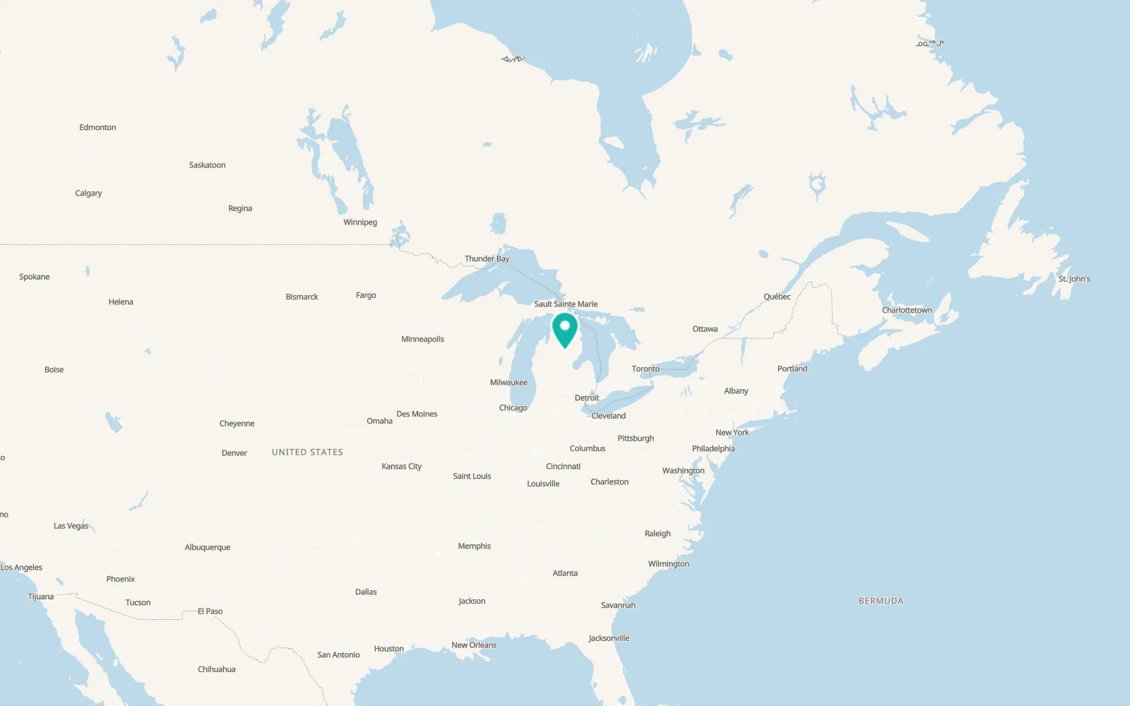 Map of Saint Helen