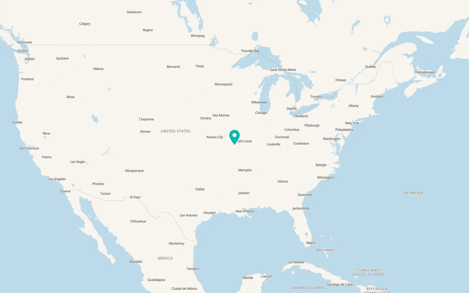 Map of Saint James