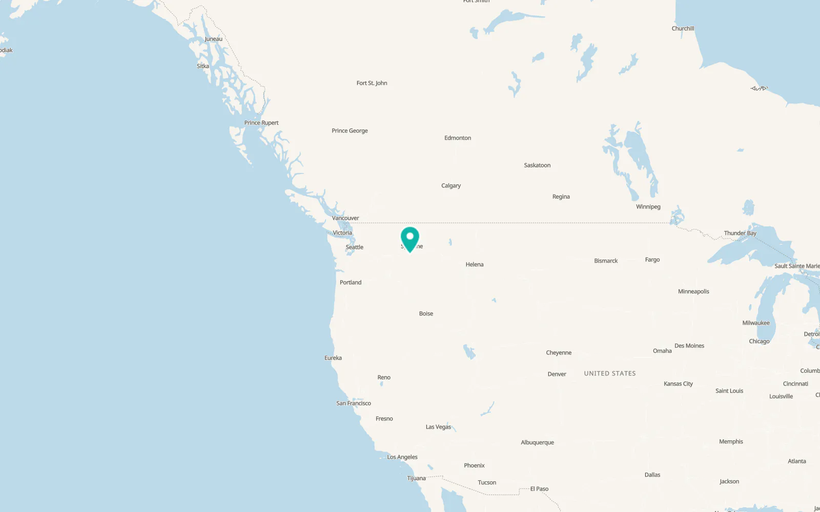 Map of Saint John