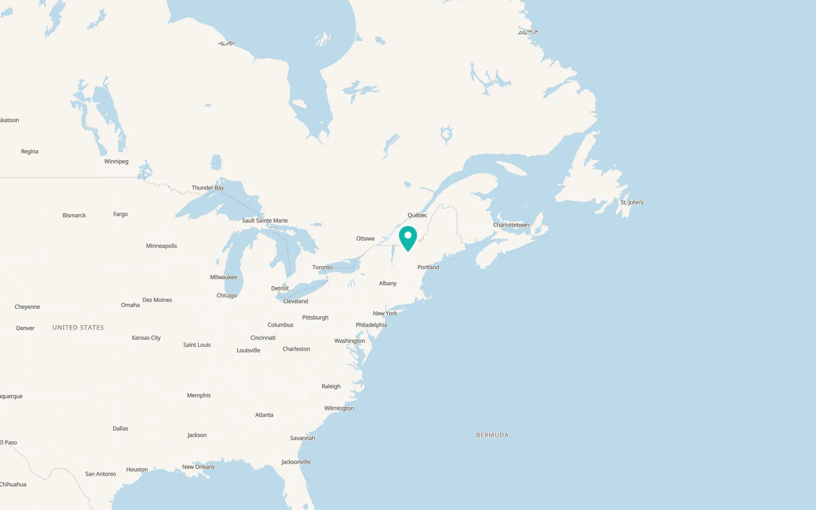 Map of Saint Johnsbury