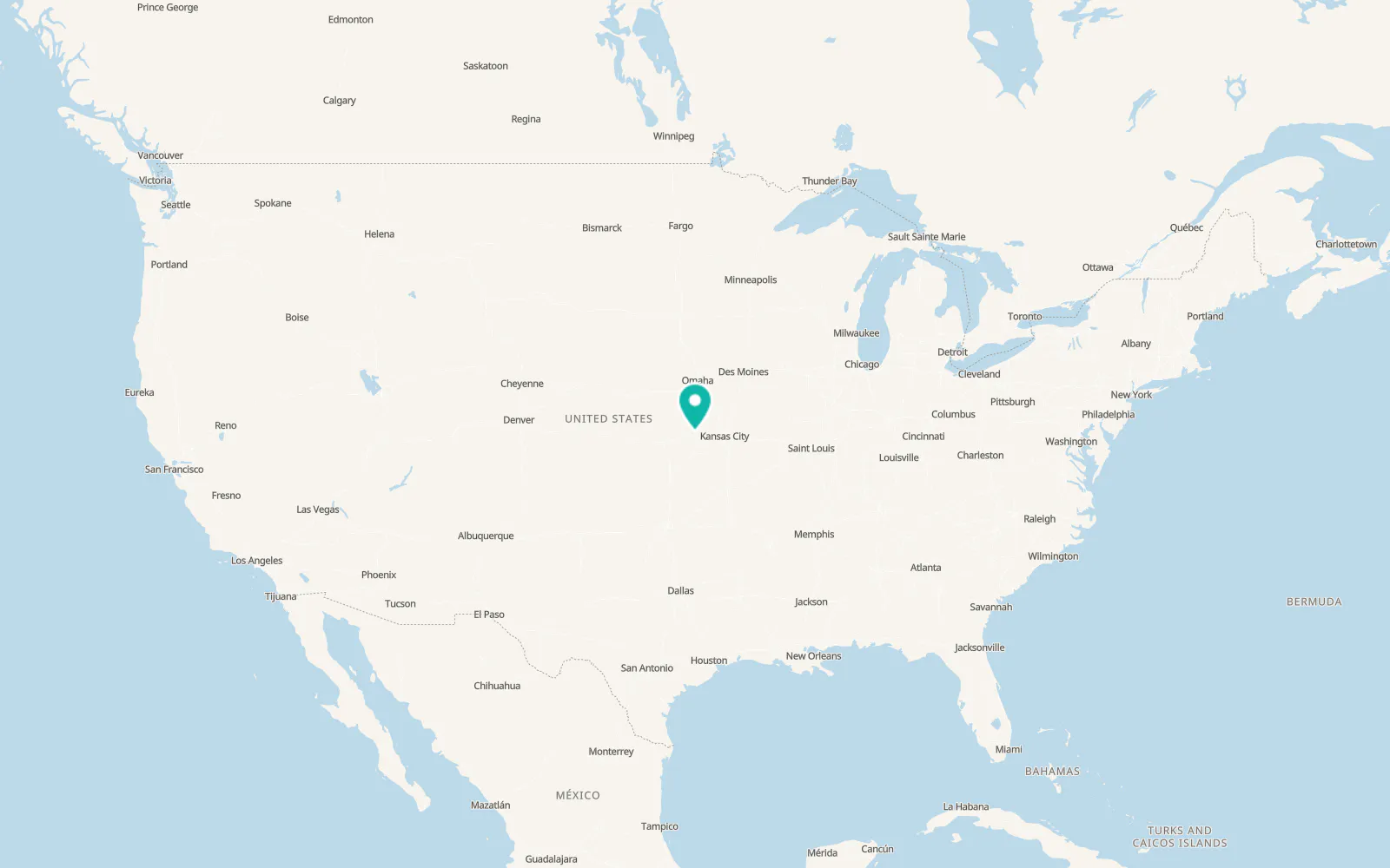 Map of Saint Marys