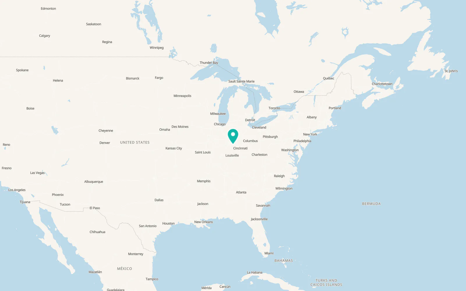 Map of Saint Paul