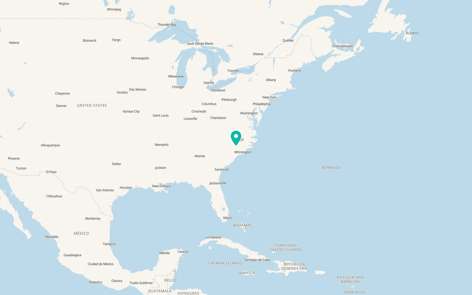 Map of Saint Pauls