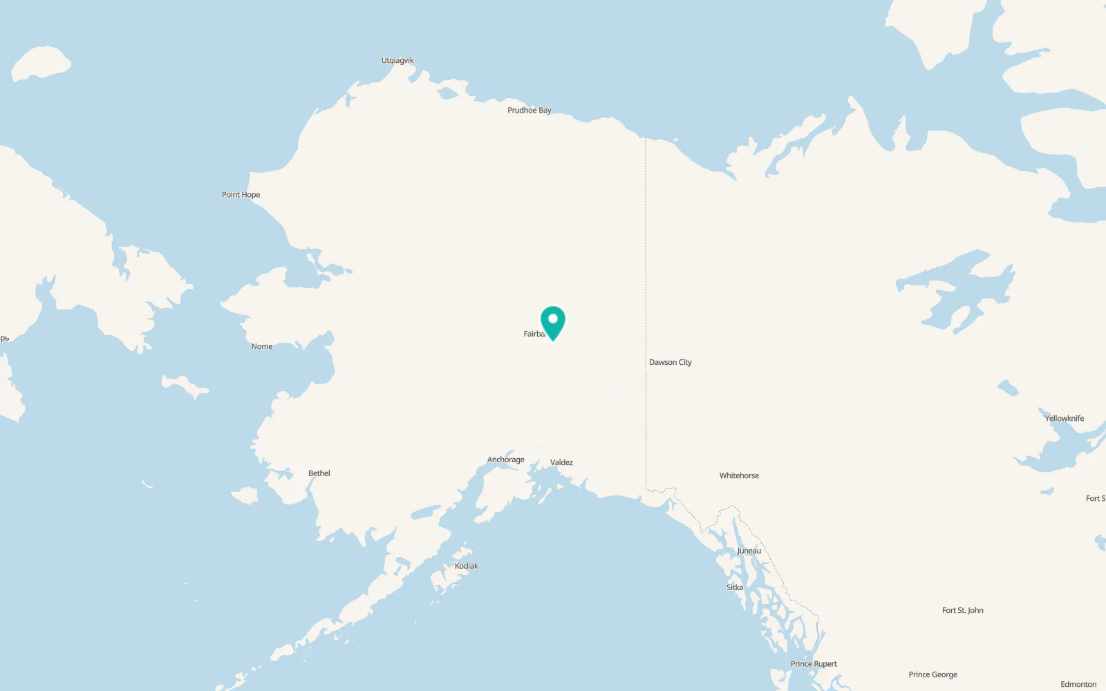 Map of Salcha