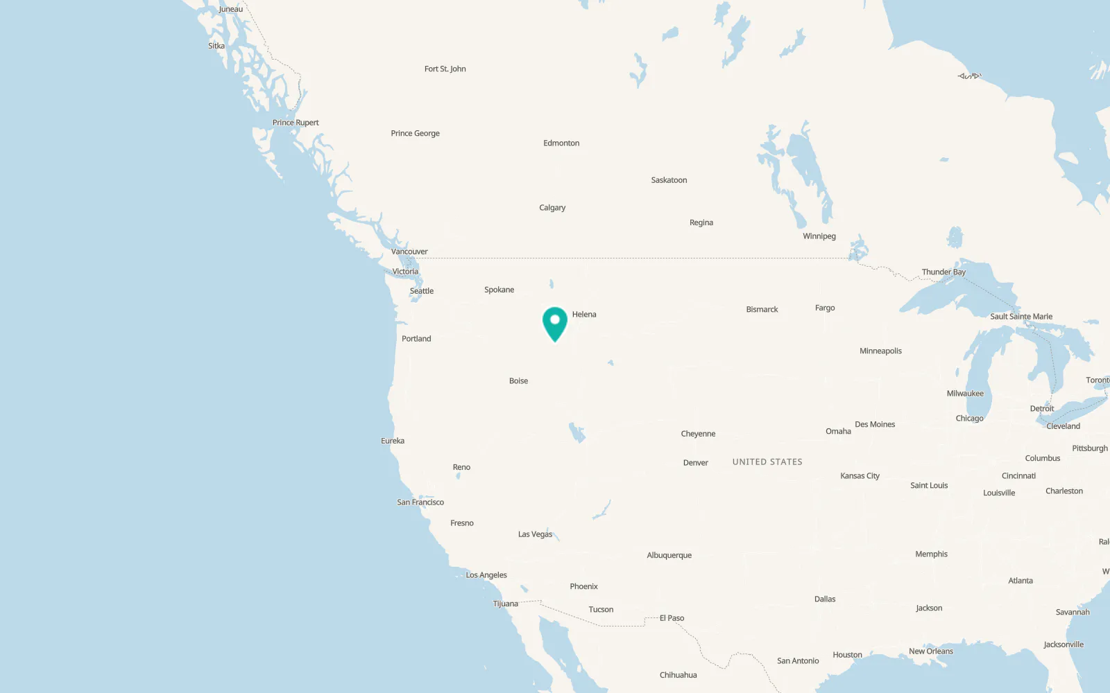 Map of Salmon