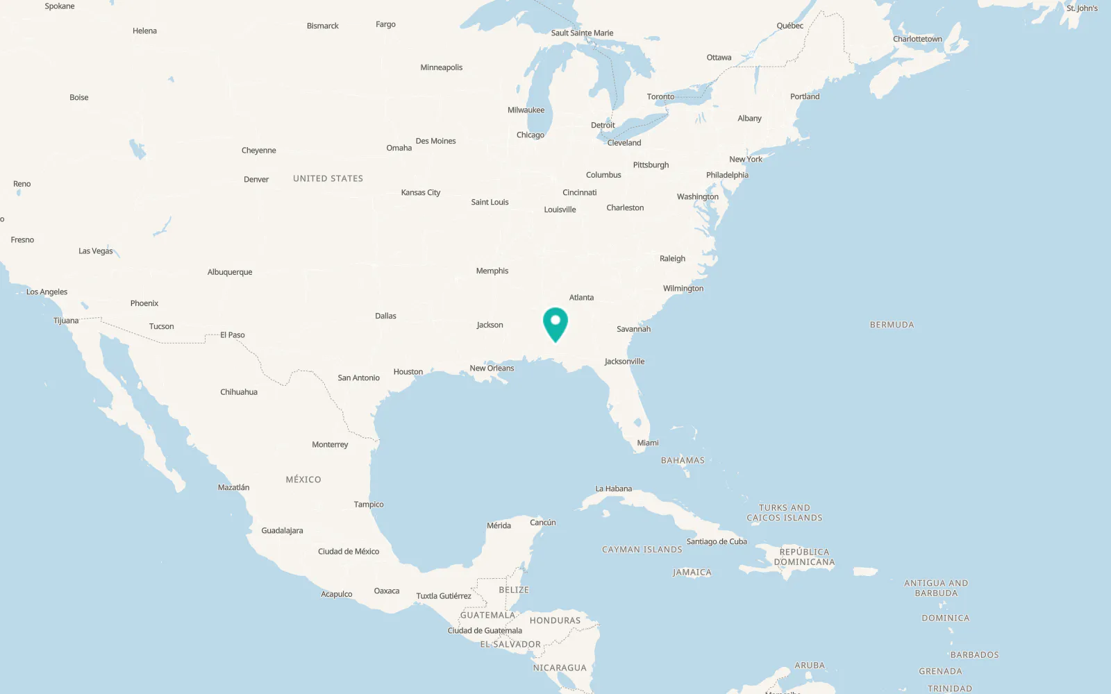 Map of Samson