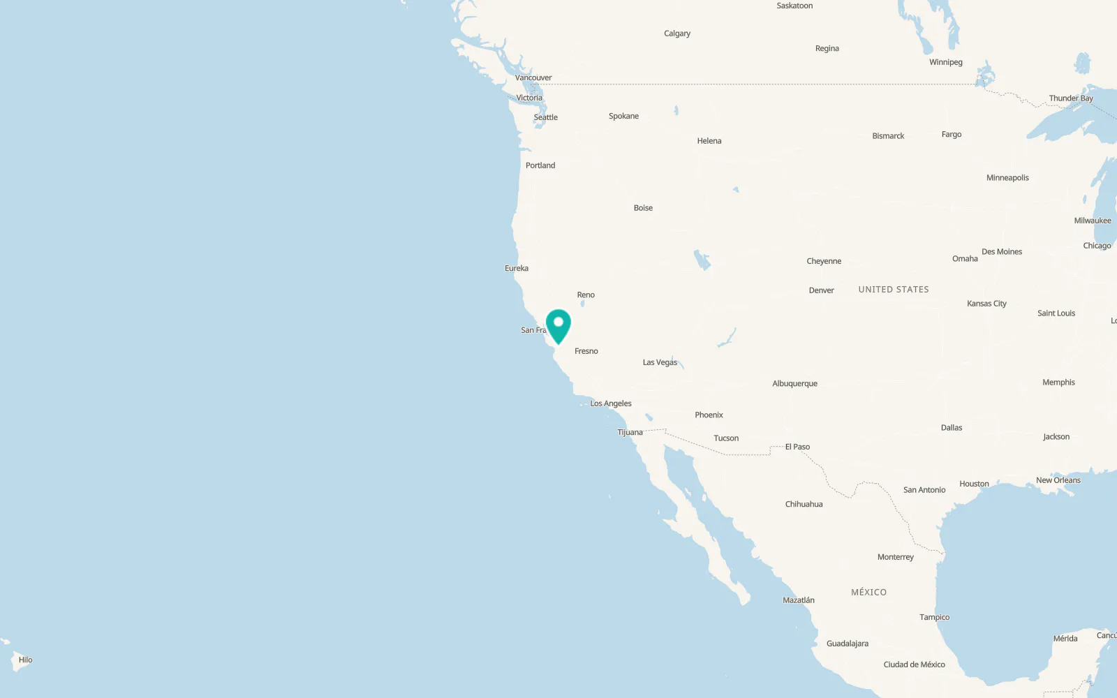 Map of San Juan Bautista