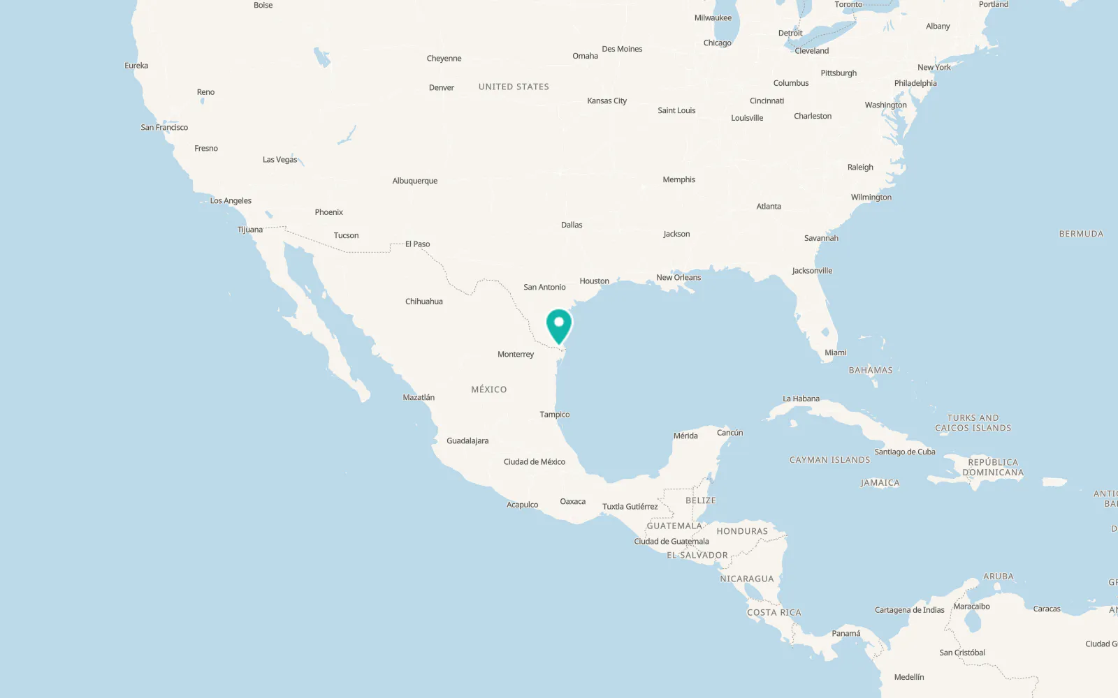 Map of San Pedro