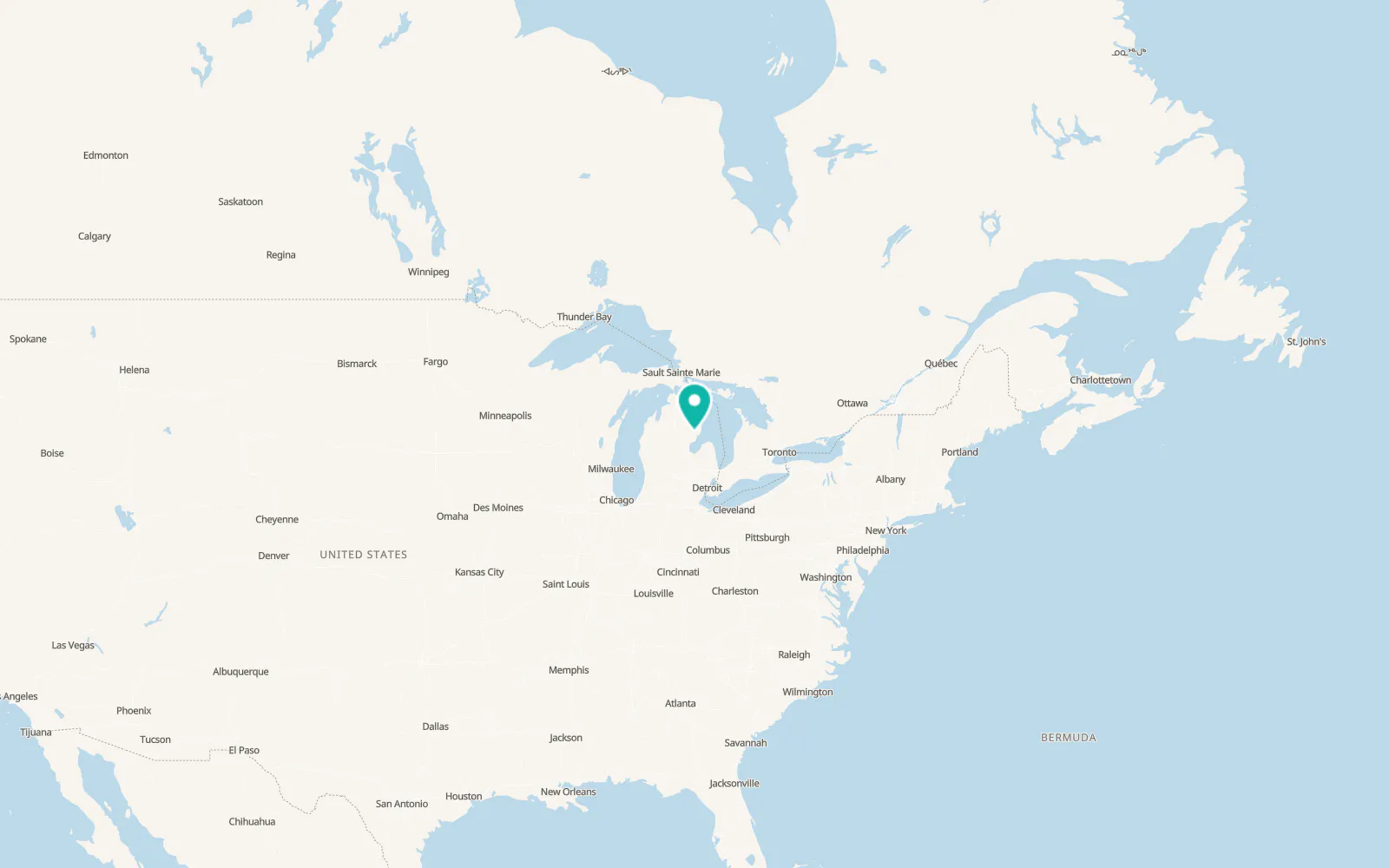 Map of Sand Lake