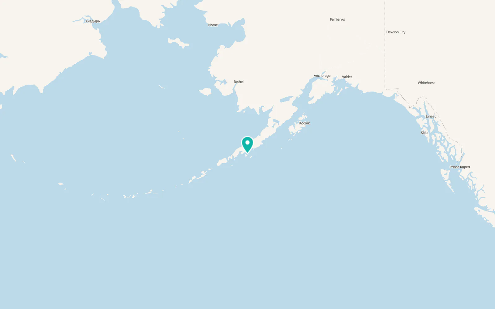 Map of Sand Point