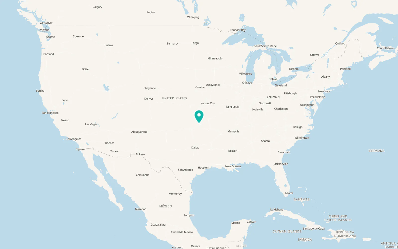 Map of Sand Springs