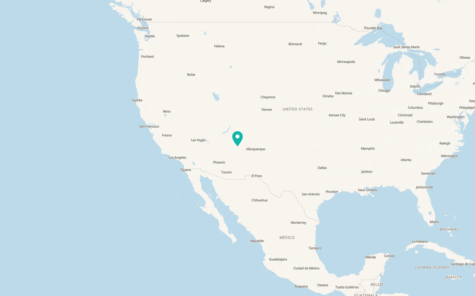 Map of Sanders