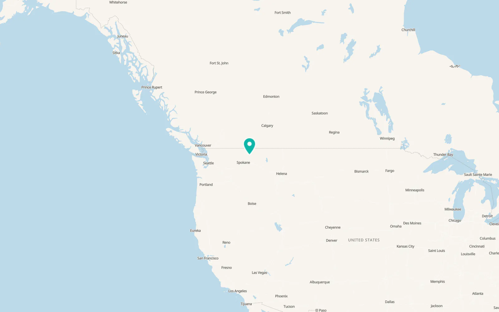 Map of Sandpoint