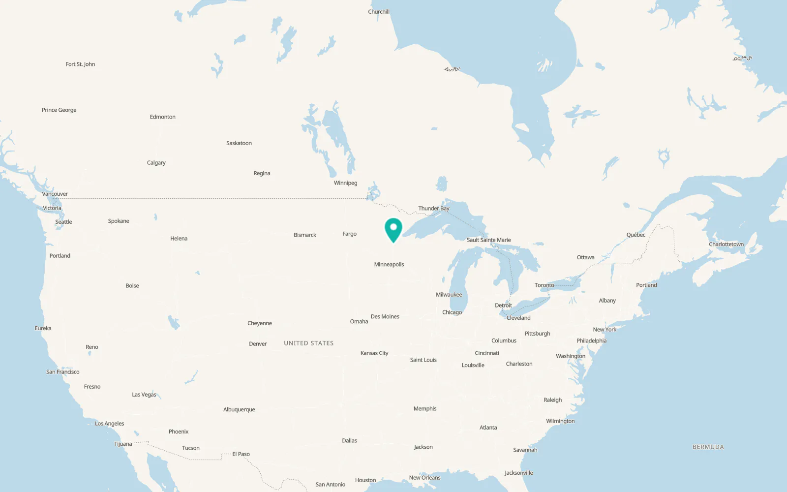 Map of Sandstone