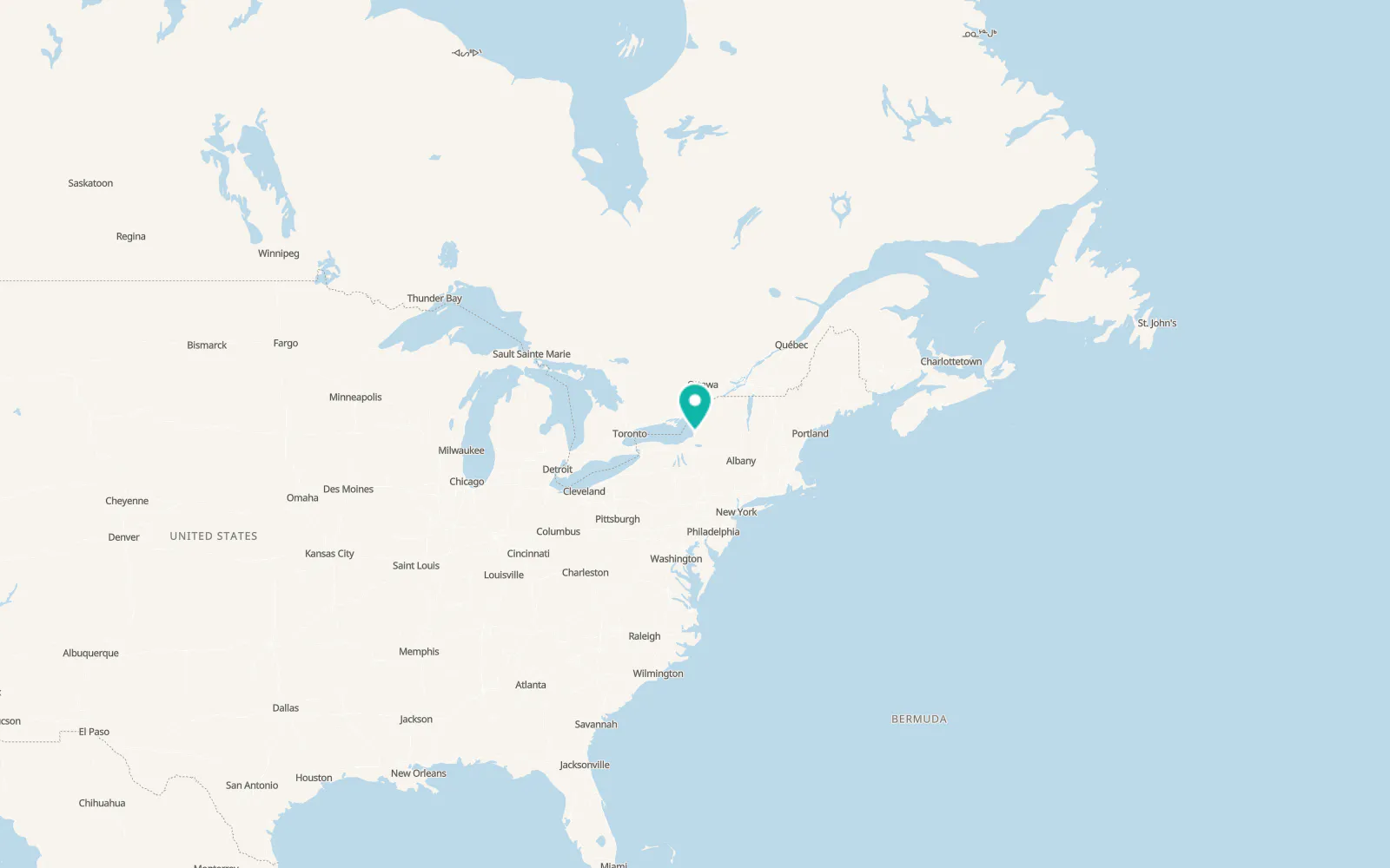 Map of Sandy Creek