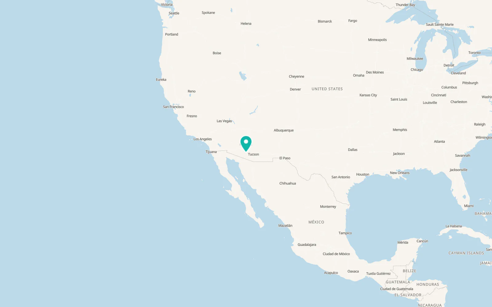 Map of Santa Rosa