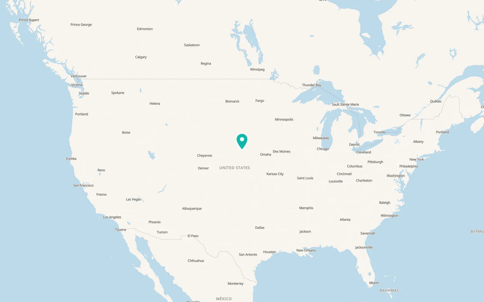 Map of Sargent