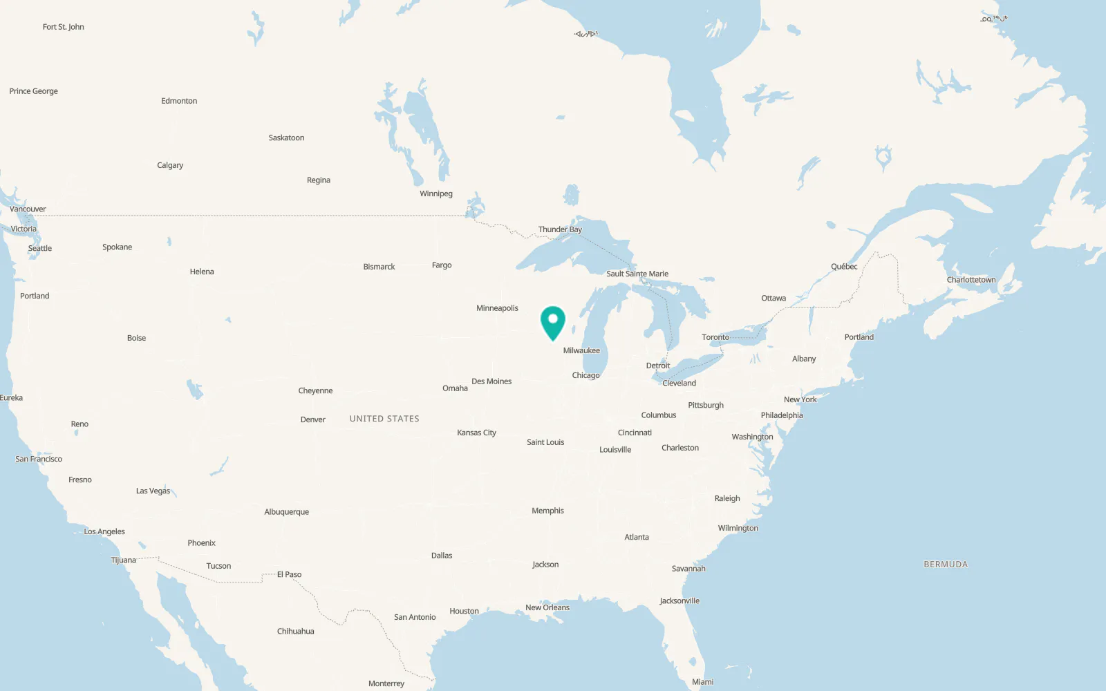 Map of Sauk City