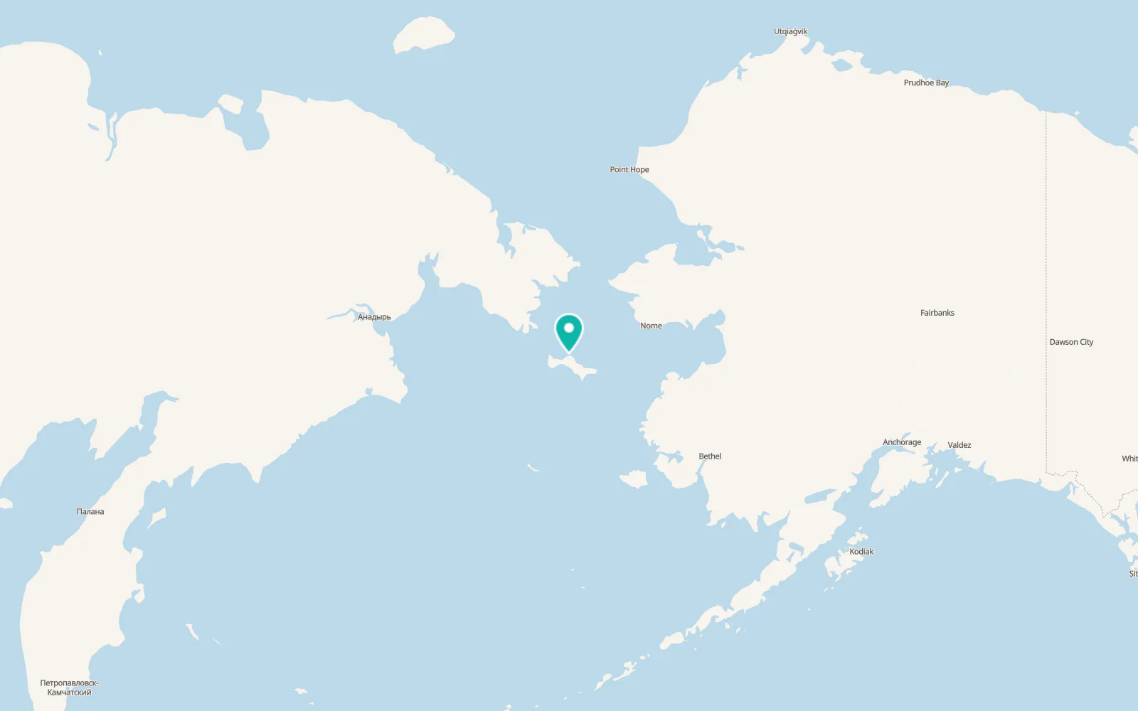 Map of Savoonga