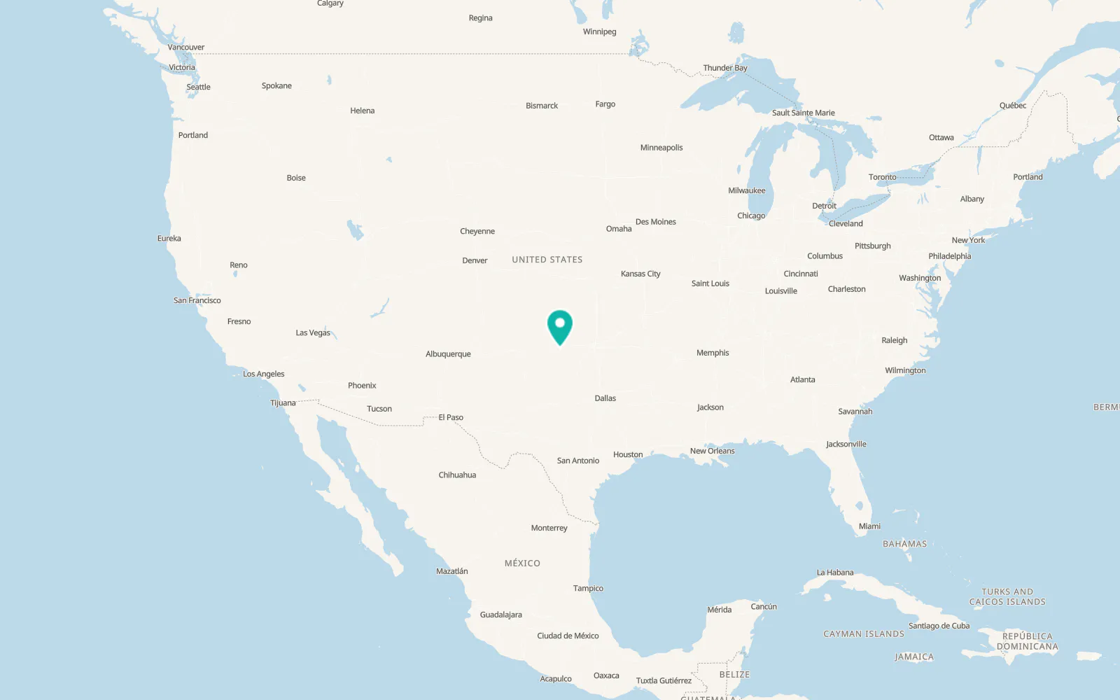 Map of Sayre