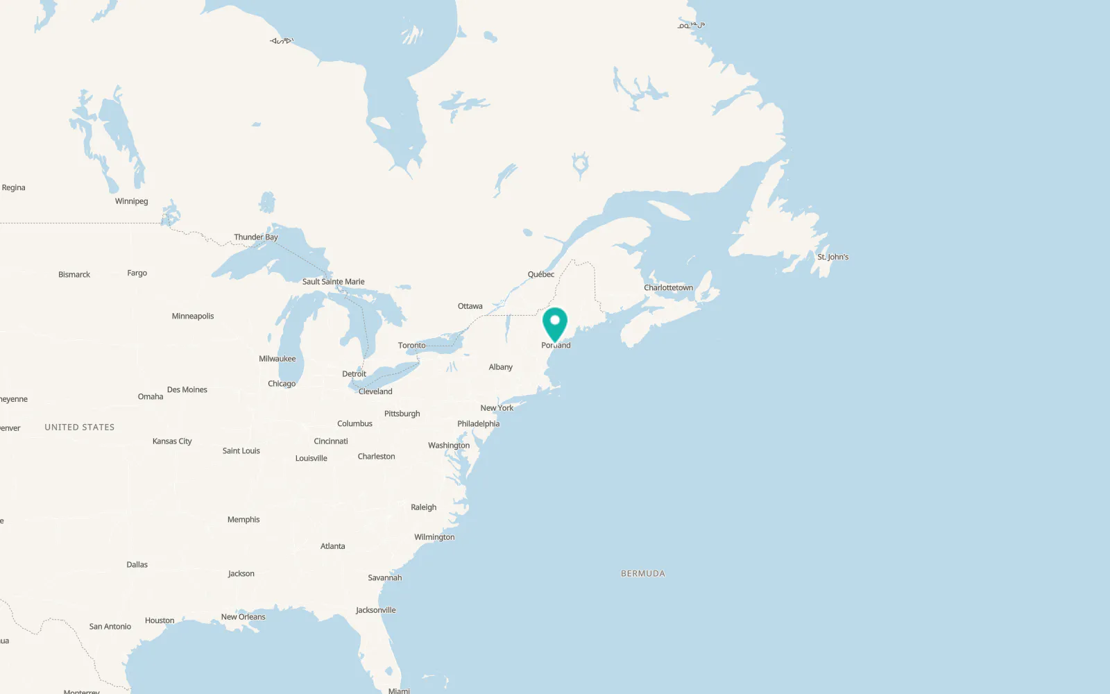 Map of Scarborough