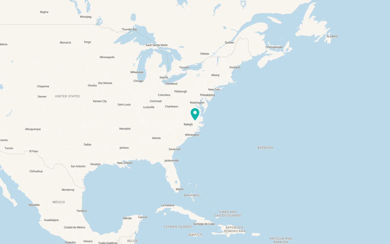 Map of Scotland Neck